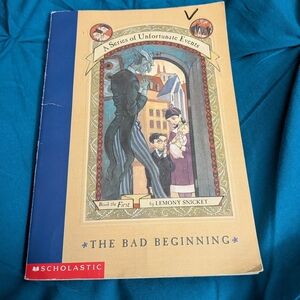The Bad Beginning by Lemony Snicket Book Series Of Unfortunate Events Book